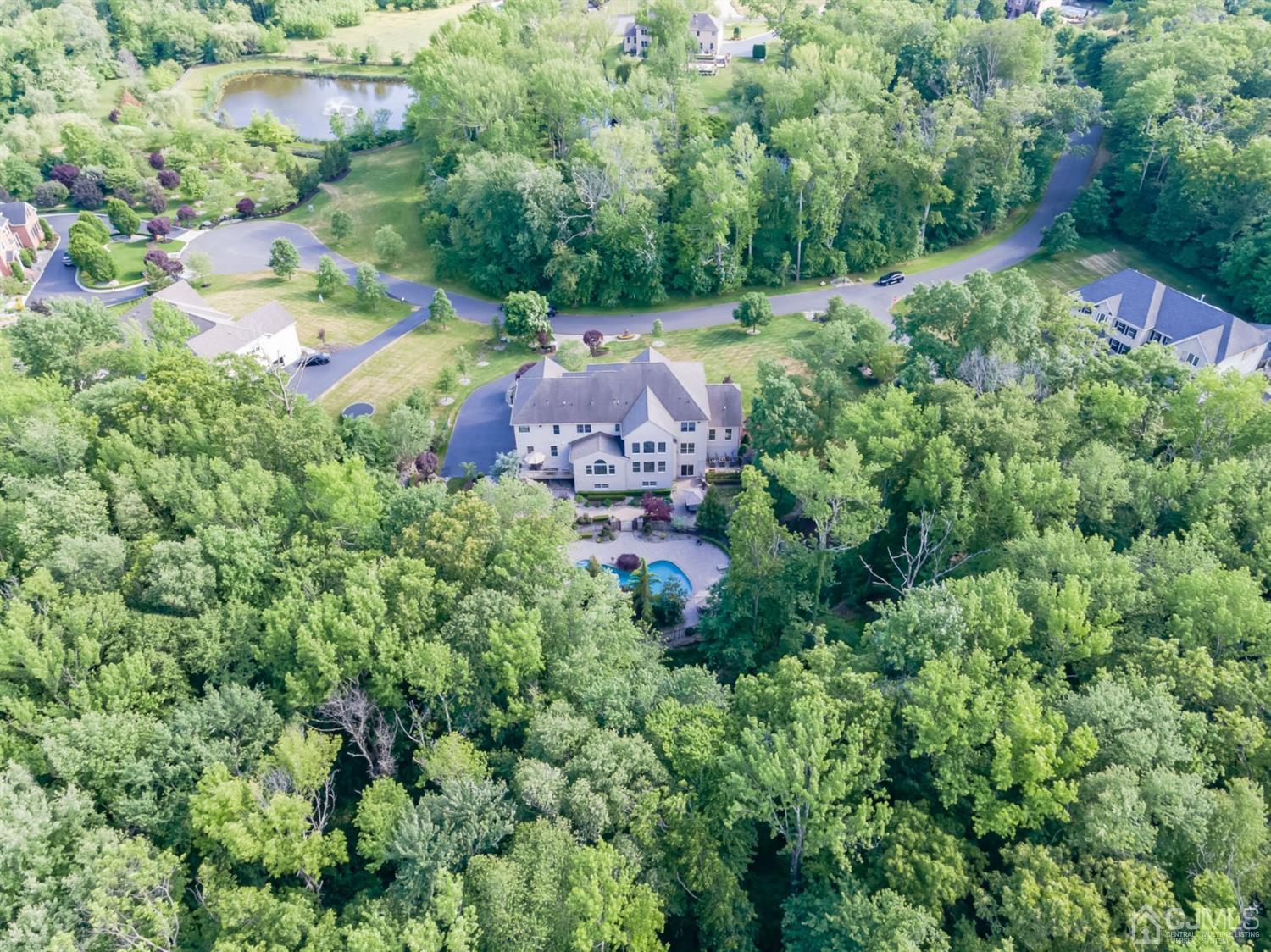 12 Horseshoe Court Monroe Township, NJ 08831 - Photo 46 of 81 an aerial view of a house with a yard