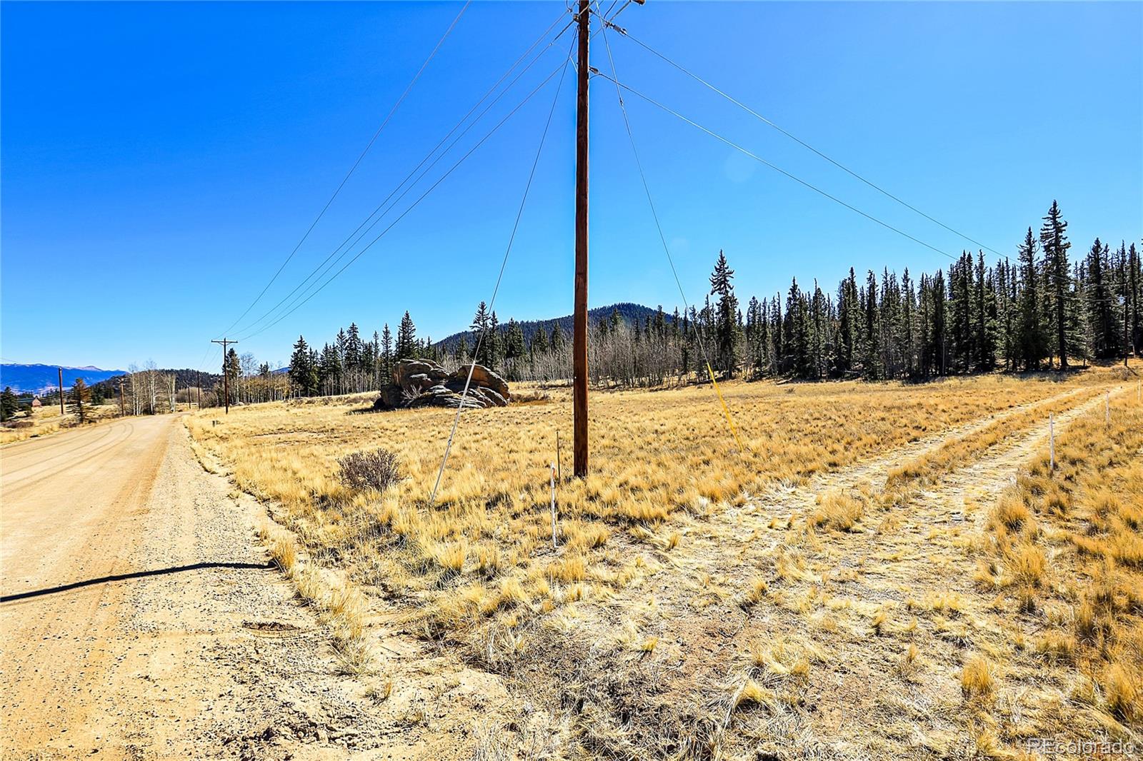 778 Chief Trail Como, CO 80456 - Photo 20 of 50 a view of a yard with a snow