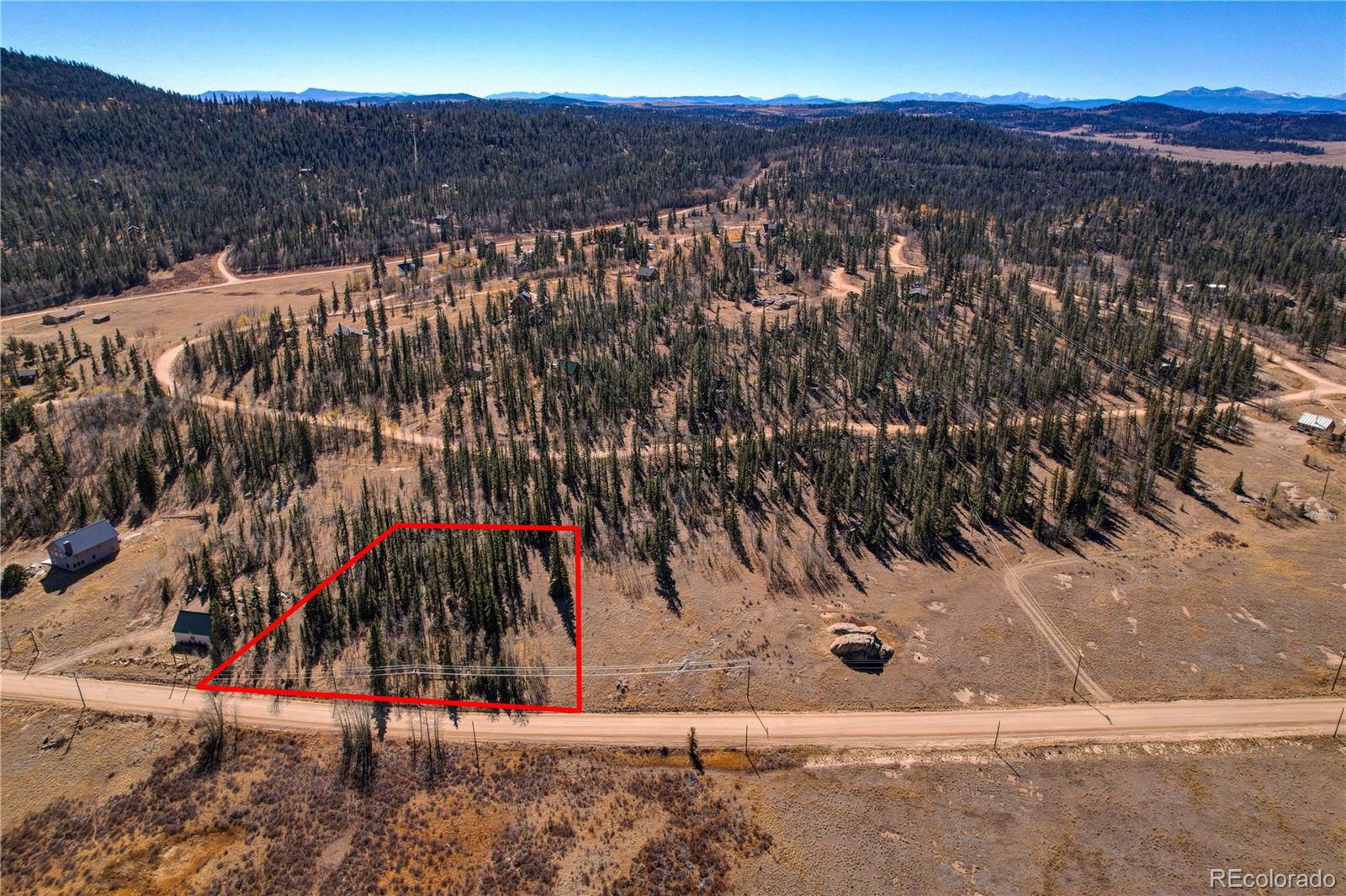 778 Chief Trail Como, CO 80456 - Photo 42 of 50 a view of a park with a mountain