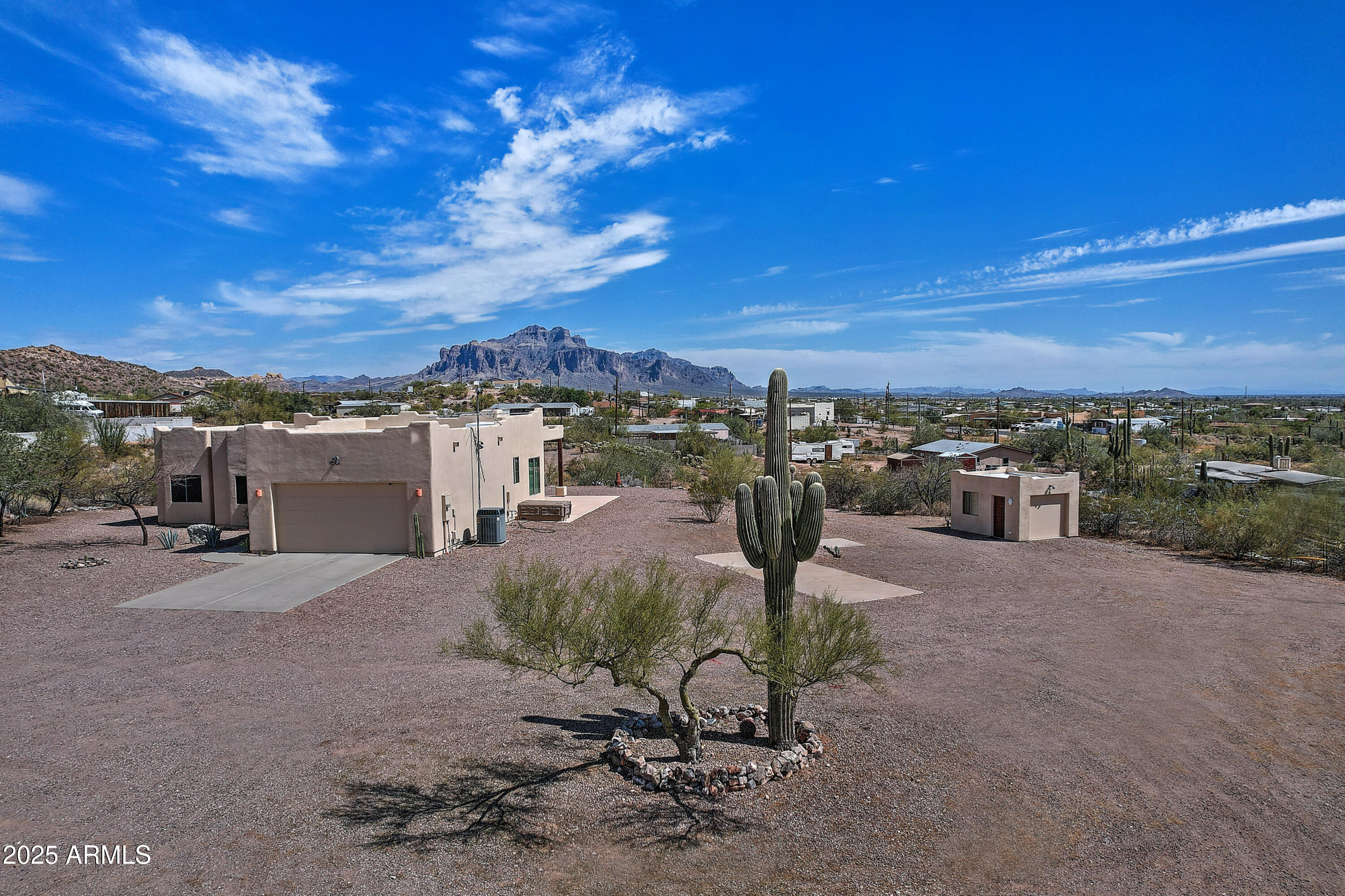 5117 North Chisholm Road Apache Junction, AZ 85120 - Photo 3 of 46 drone photo front