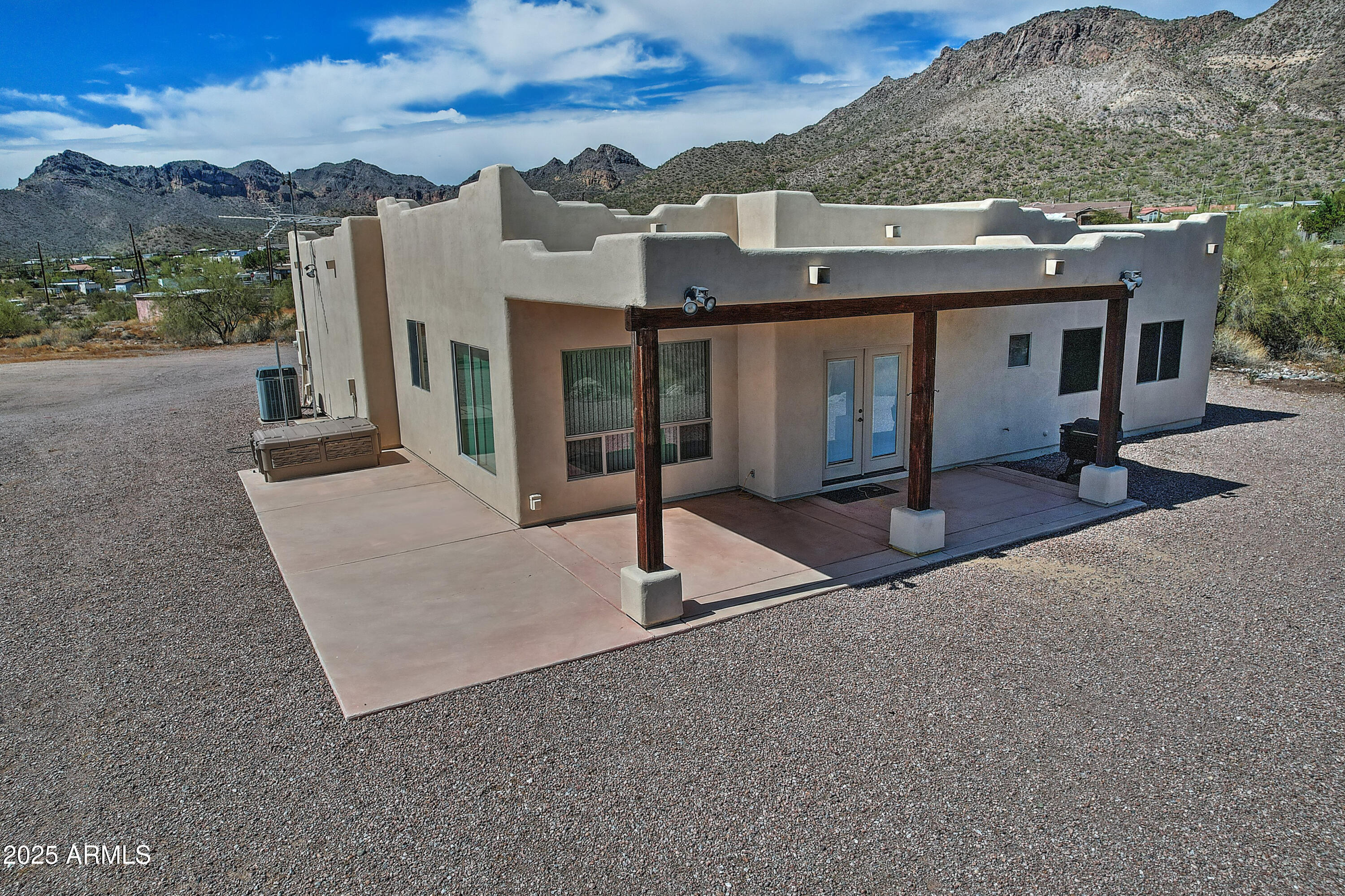 5117 North Chisholm Road Apache Junction, AZ 85120 - Photo 40 of 46 drone photo rear house 2
