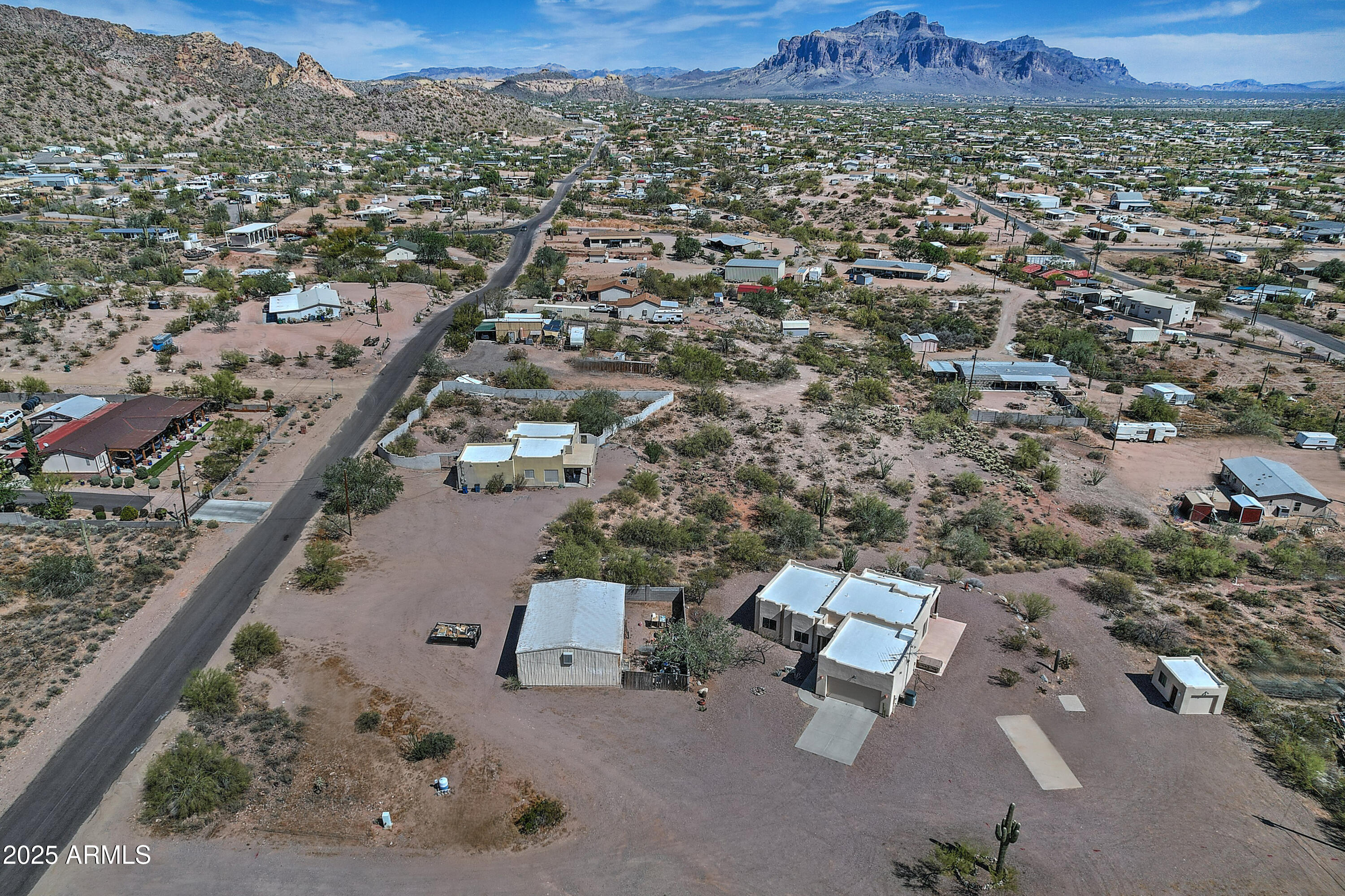 5117 North Chisholm Road Apache Junction, AZ 85120 - Photo 43 of 46 drone photo birds eye supes