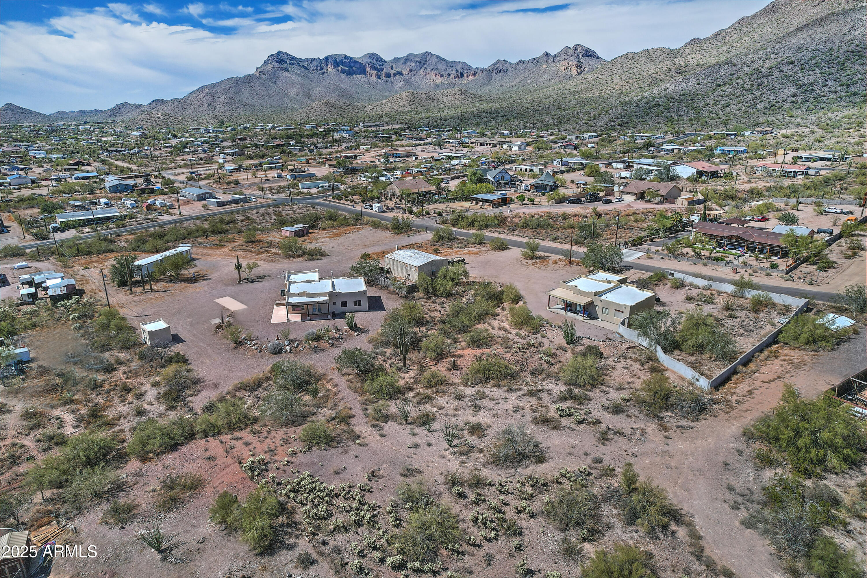 5117 North Chisholm Road Apache Junction, AZ 85120 - Photo 44 of 46 drone photos birds eye rear