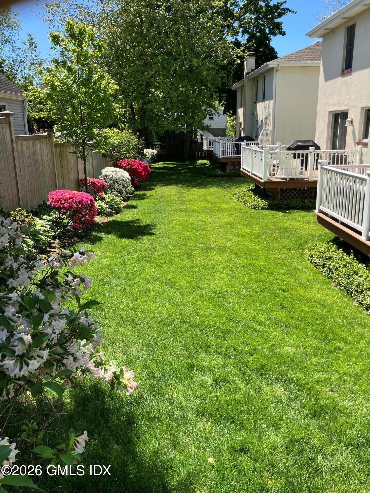 108 Monica Road, Unit 4 Greenwich, CT 06831 - Photo 16 of 20 New back yard