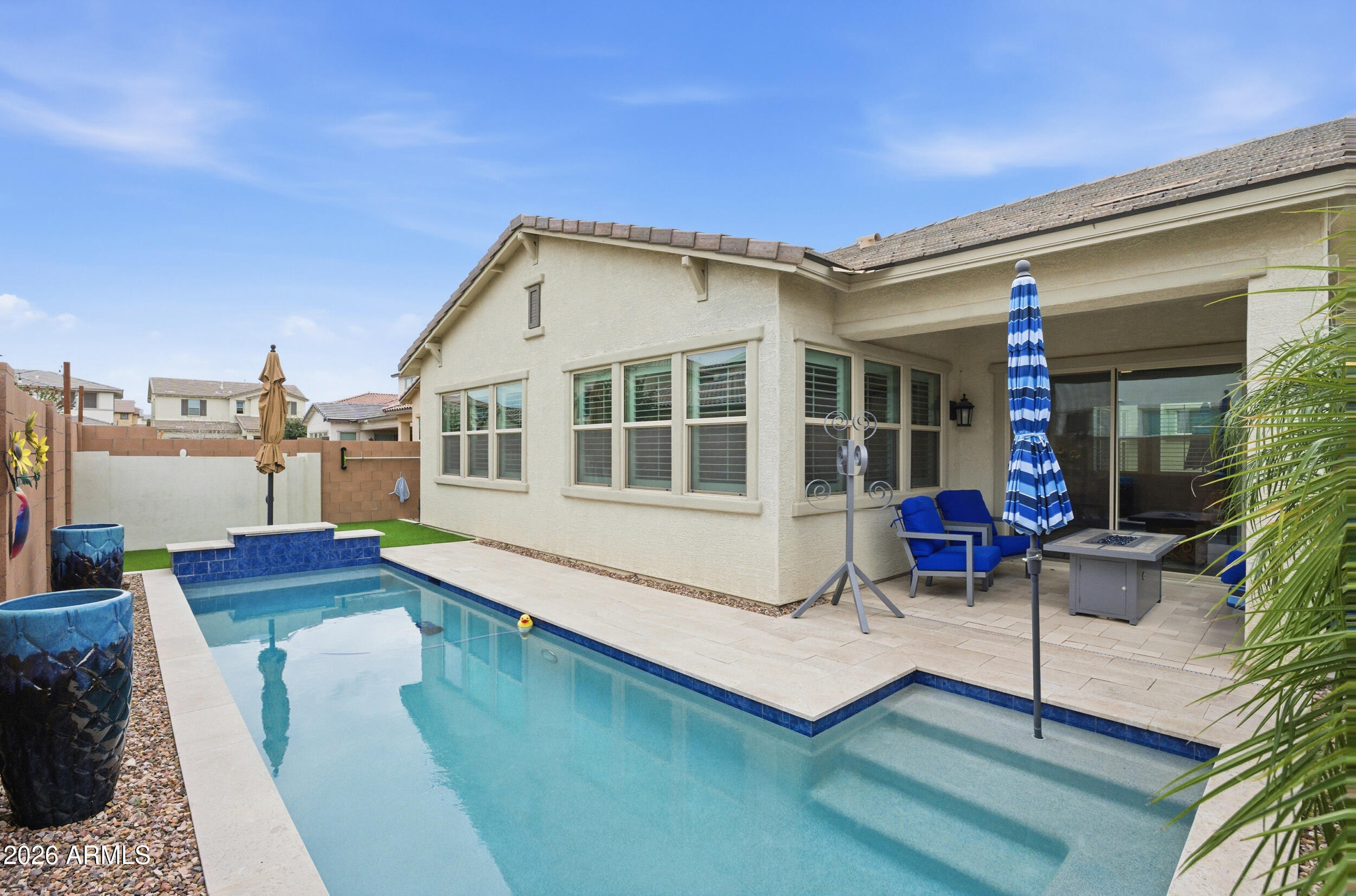 20970 East Reins Road Queen Creek, AZ 85142 - Photo 30 of 38 Pool and Patio