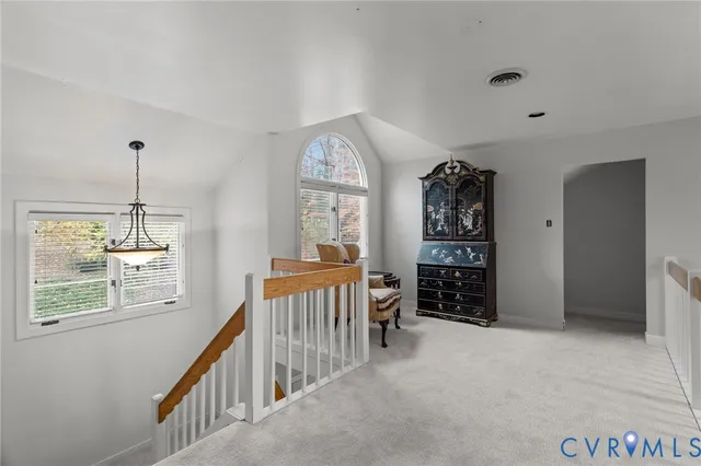 a view of livingroom with furniture and windows