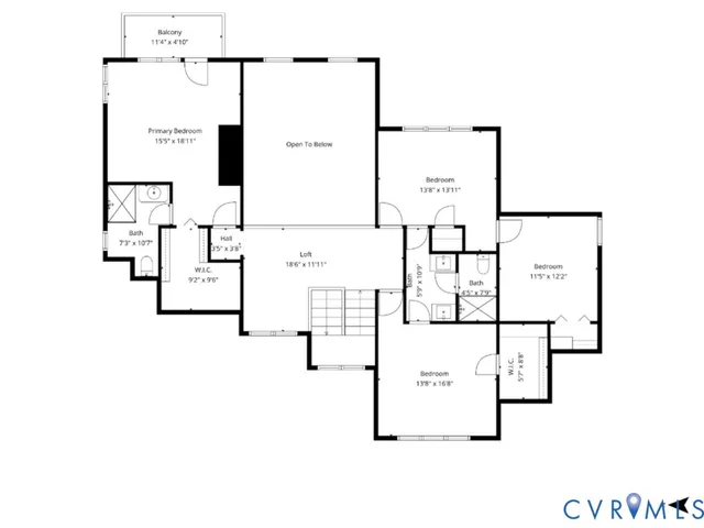 a picture of a floor plan