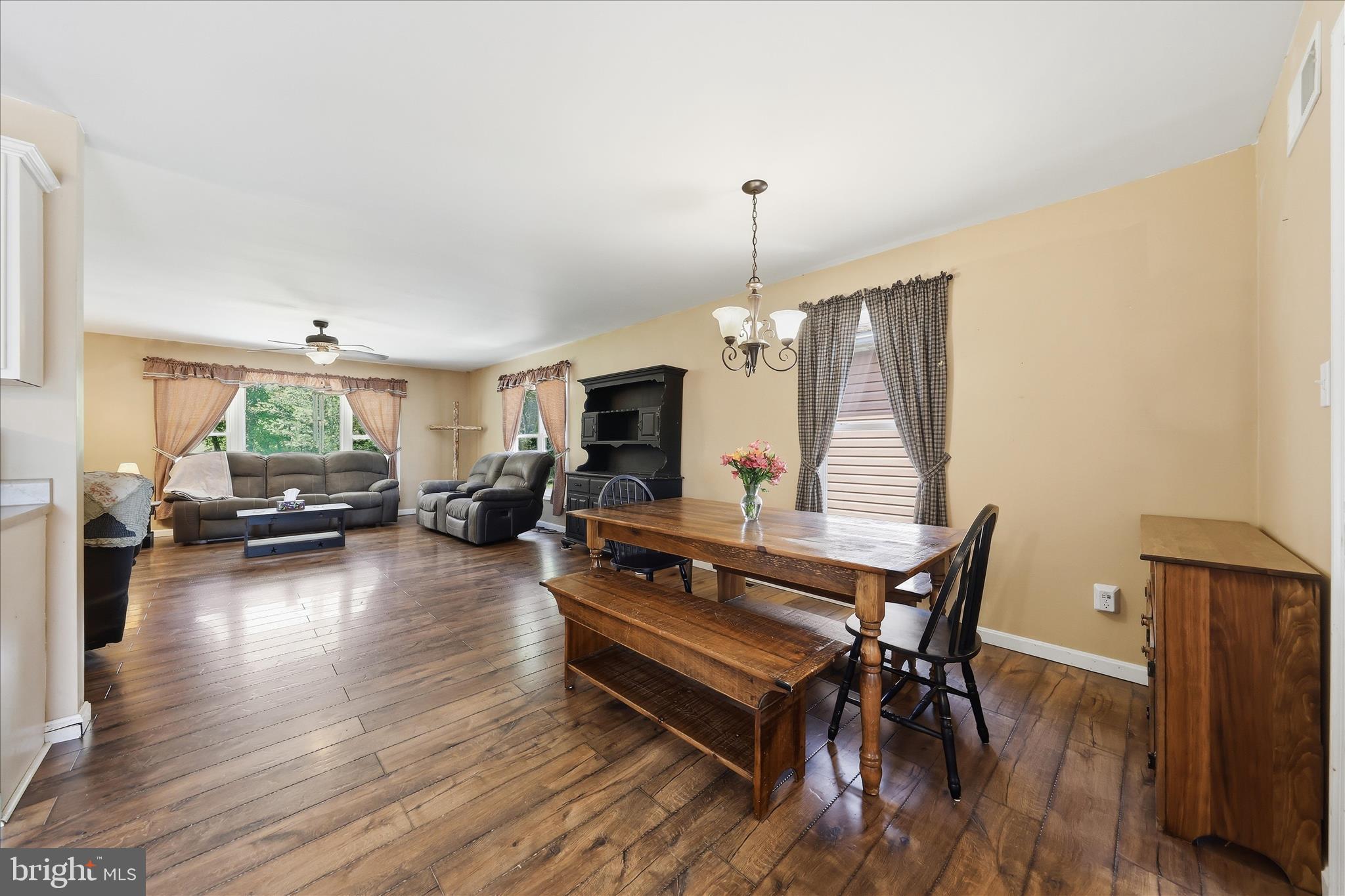 279 Garland Road Needmore, PA 17238 - Photo 8 of 72 Dining Room & Living Room