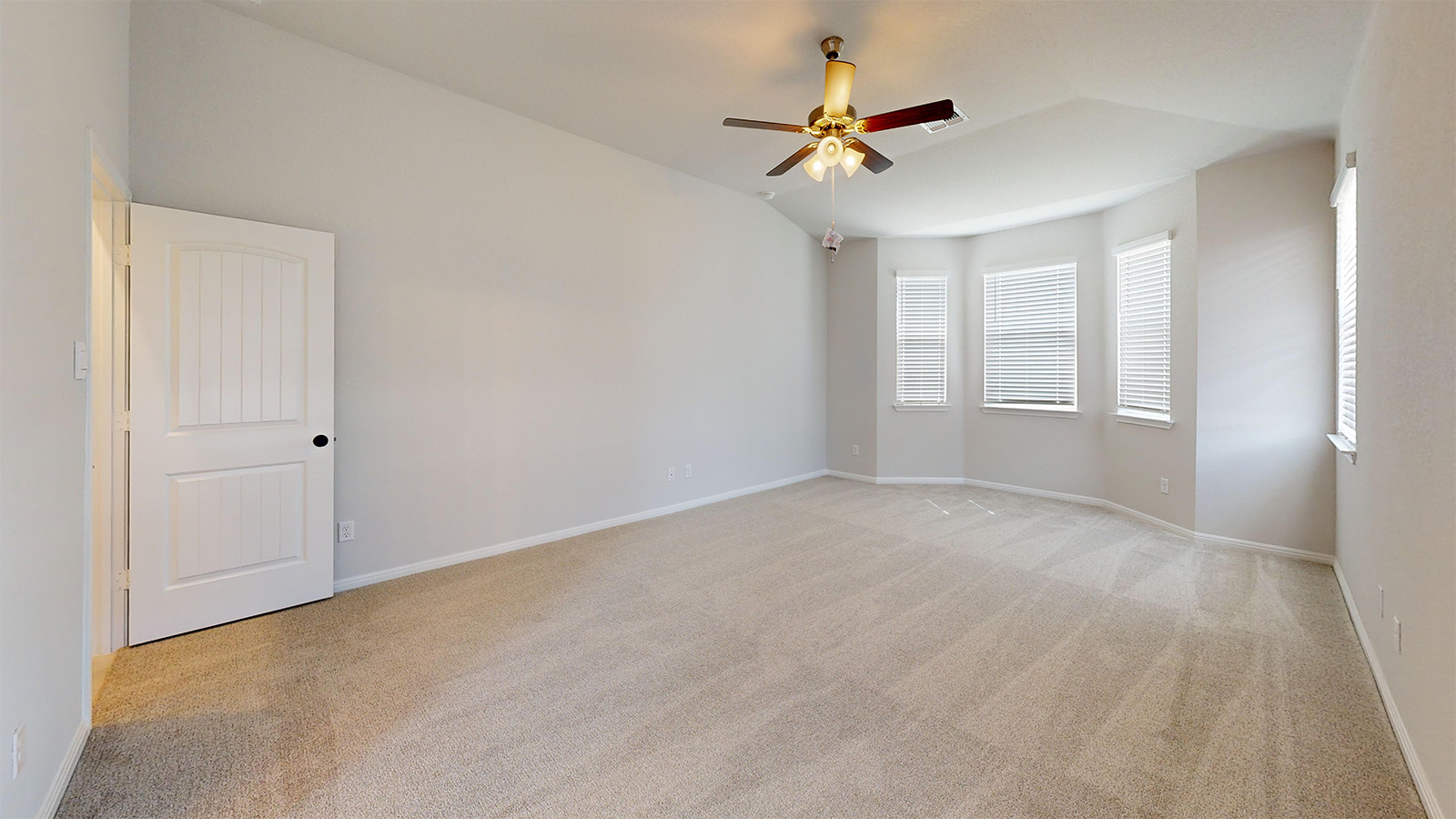 14537 Egon Road Salado, TX 76571 - Photo 9 of 27 Unfurnished room with light colored carpet and ceiling fan