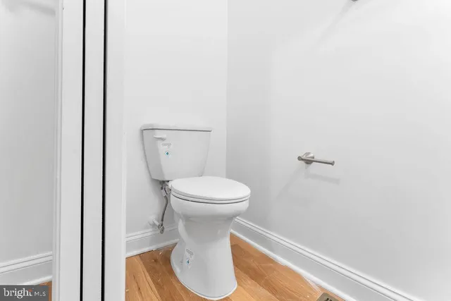 a view of deck with large trees