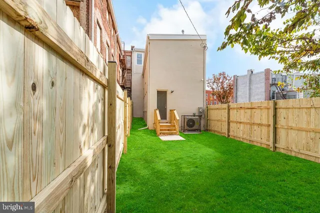 a view of outdoor space and deck