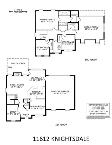 $639,900 | 11612 Knightsdale Drive, Charlotte, NC 28277