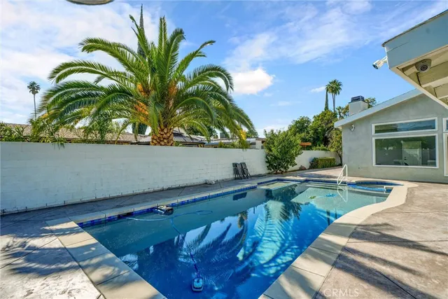 a backyard of a house