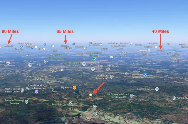 a view of a city street