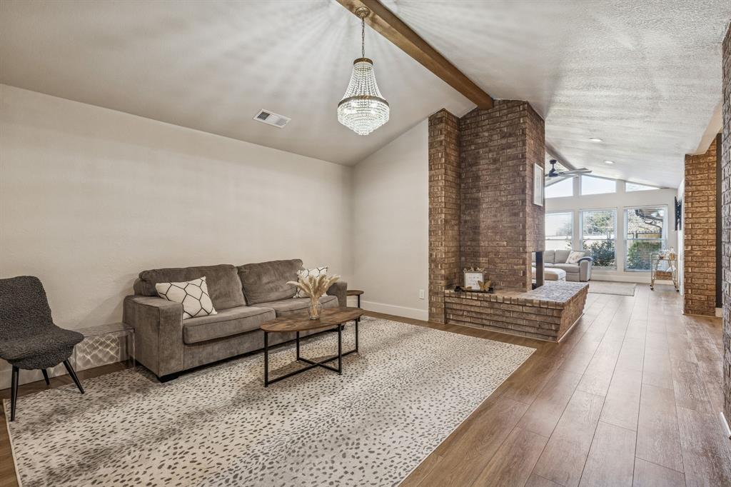 4512 Ranch View Road Fort Worth, TX 76109 - Photo 1 of 40 a living room with furniture and wooden floor