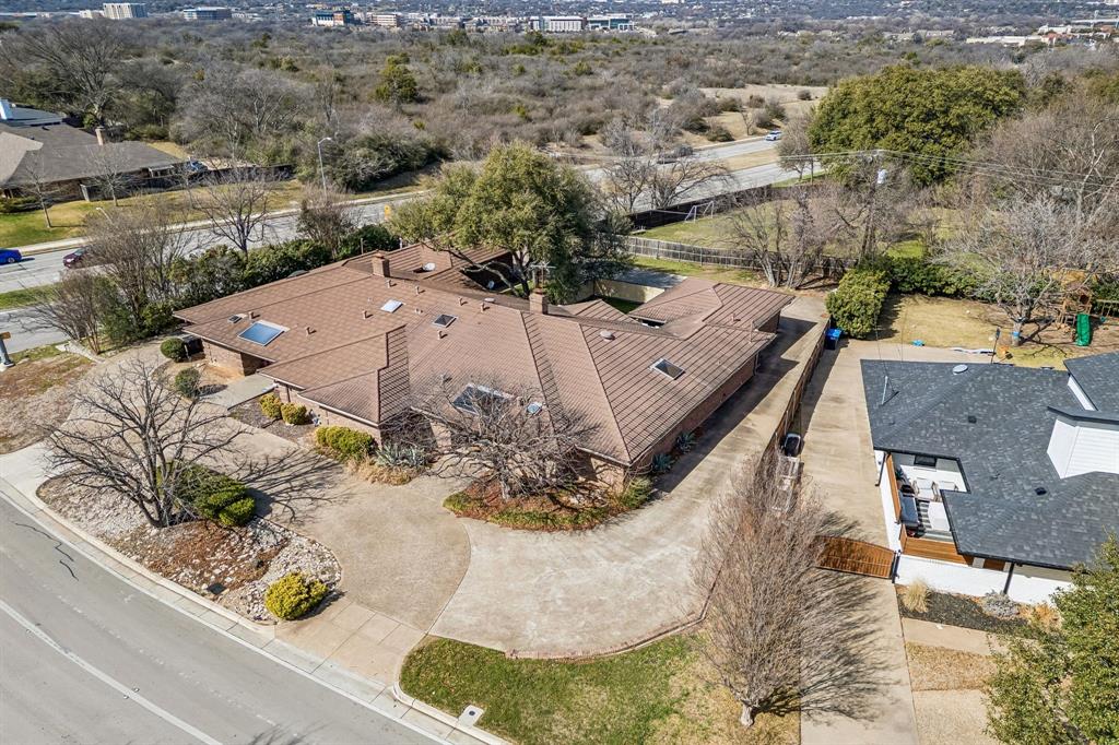 4512 Ranch View Road Fort Worth, TX 76109 - Photo 34 of 40 an aerial view of a house