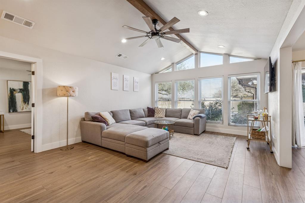 4512 Ranch View Road Fort Worth, TX 76109 - Photo 7 of 40 a living room with furniture and a large window