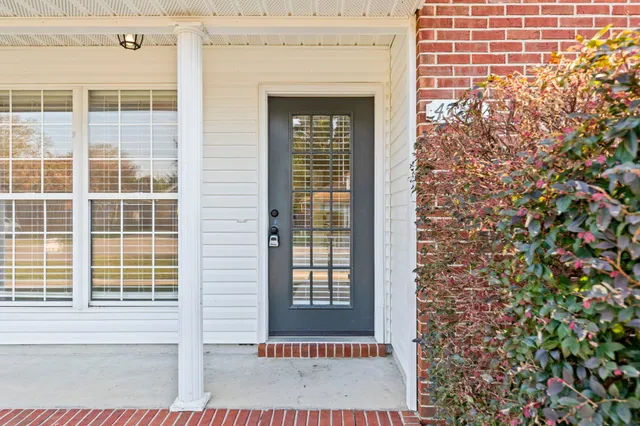 a picture of a door and small space