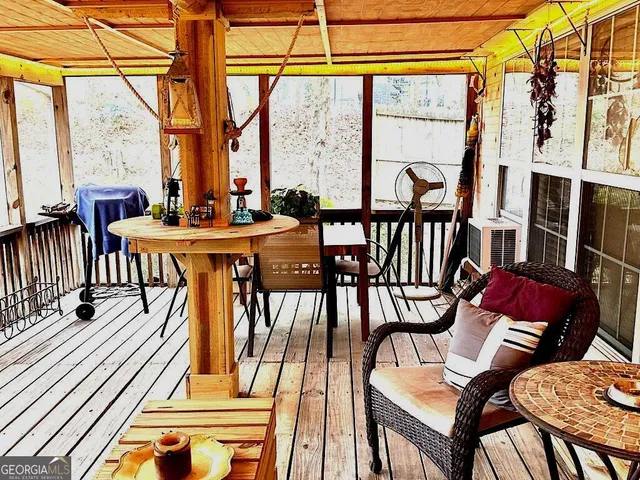 a view of a house with a door