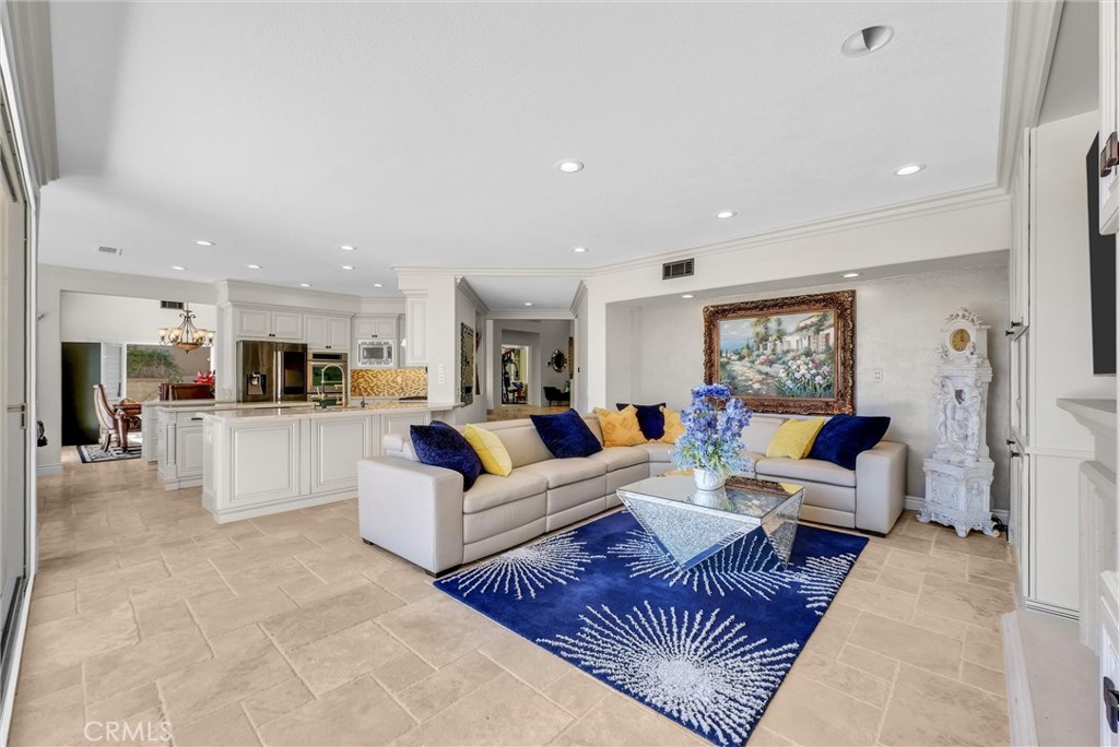 25672 Raintree Road Laguna Hills, CA 92653 - Photo 12 of 50 a living room with furniture and view of kitchen