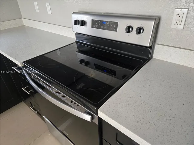 a close view of stove top oven