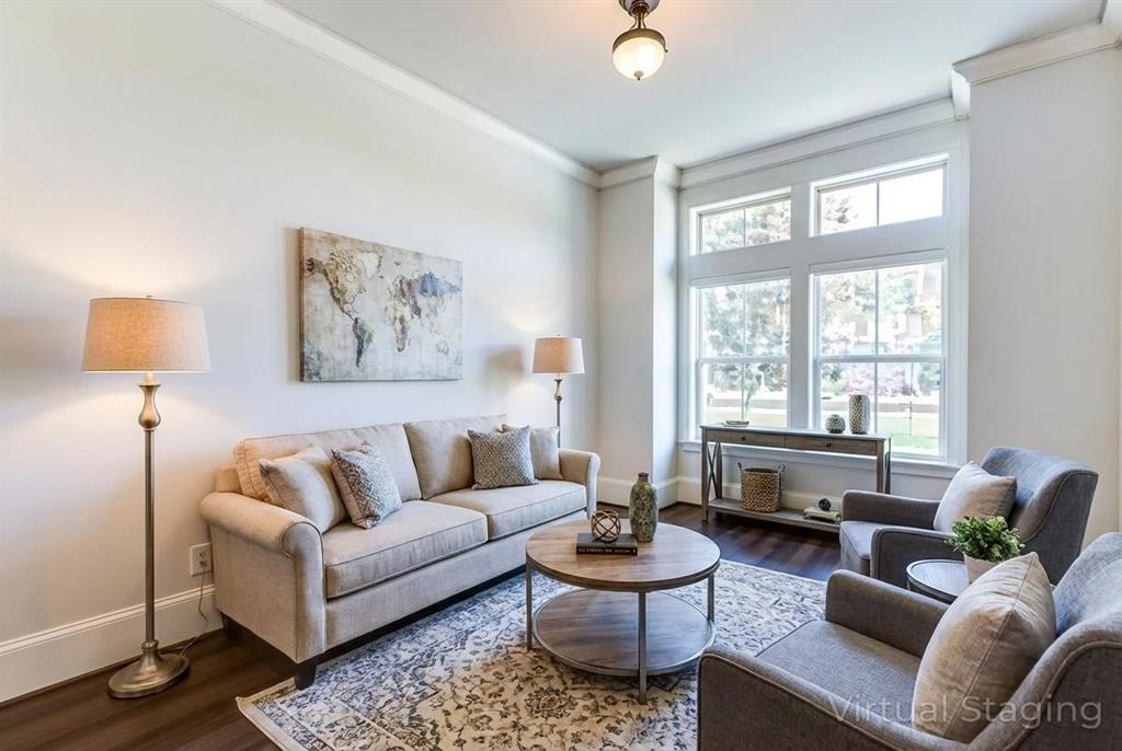 4008 North Cresthaven Road Dallas, TX 75209 - Photo 3 of 37 a living room with furniture and a large window