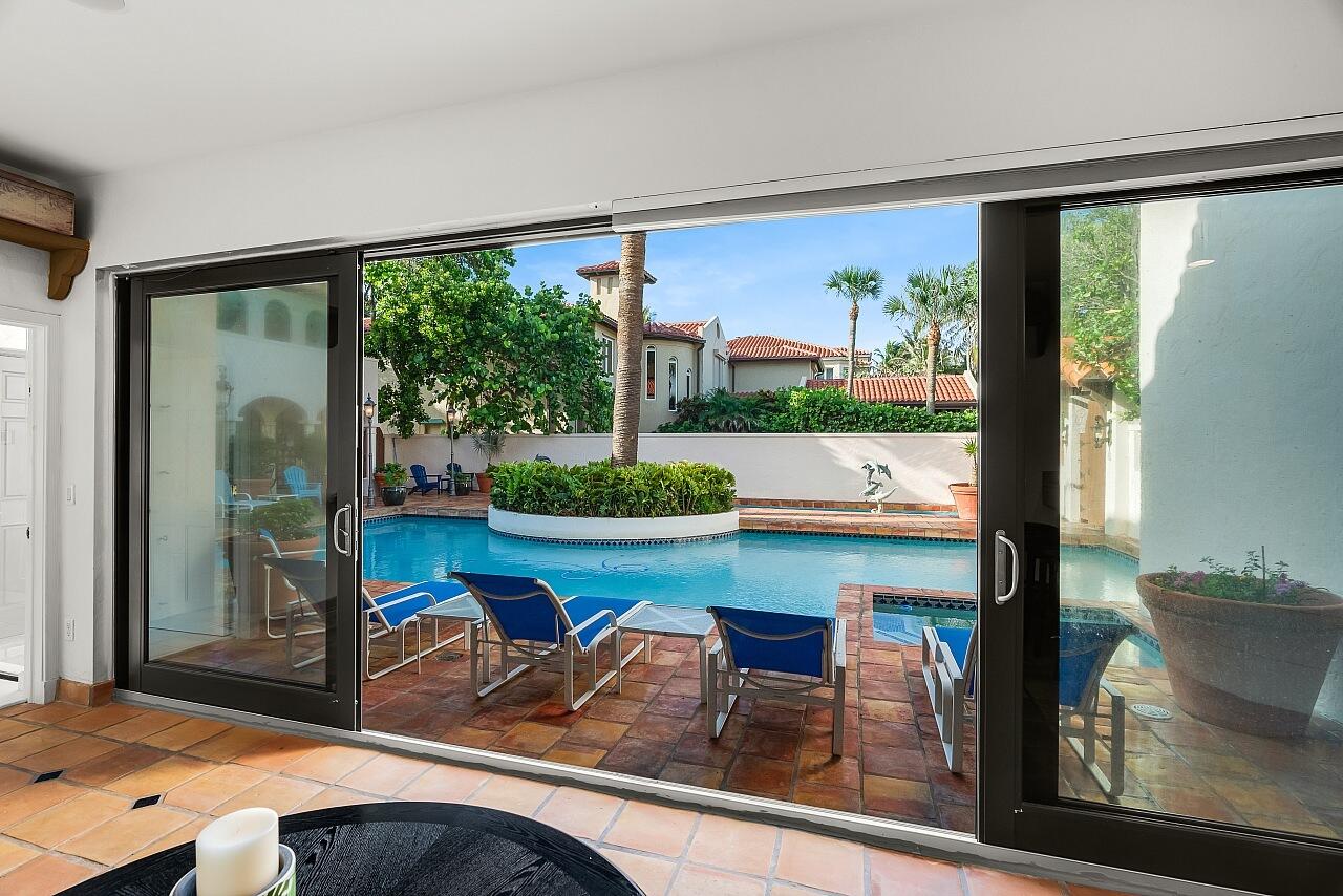 1 Ocean Lane Manalapan, FL 33462 - Photo 49 of 95 Florida Room open to pool