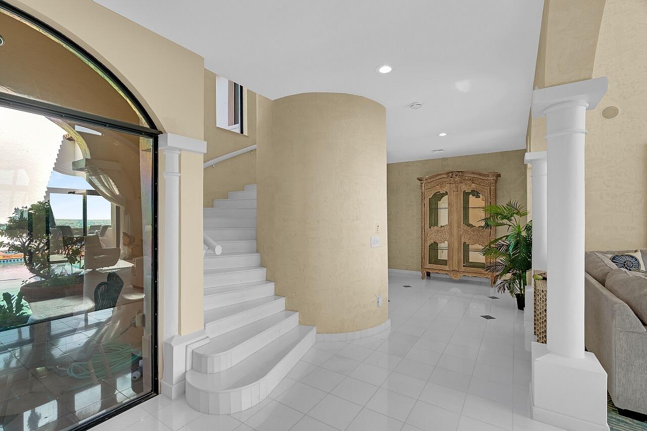 1 Ocean Lane Manalapan, FL 33462 - Photo 56 of 95 Stairs to East Wing