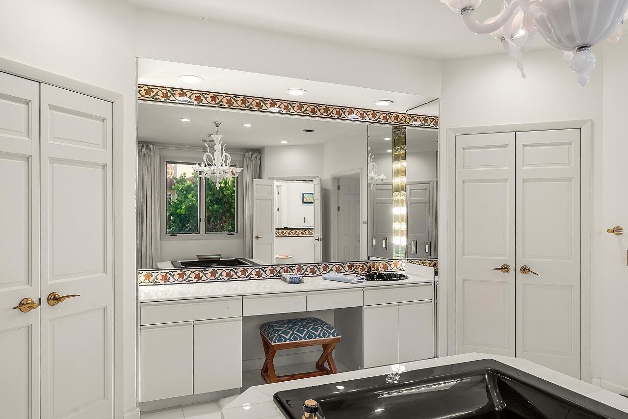 1 Ocean Lane Manalapan, FL 33462 - Photo 66 of 95 Master Bath Dressing Area