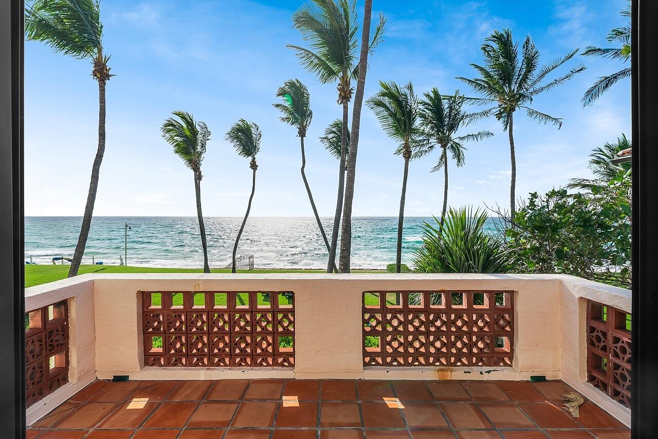 1 Ocean Lane Manalapan, FL 33462 - Photo 75 of 95 Third Bedroom Balcony