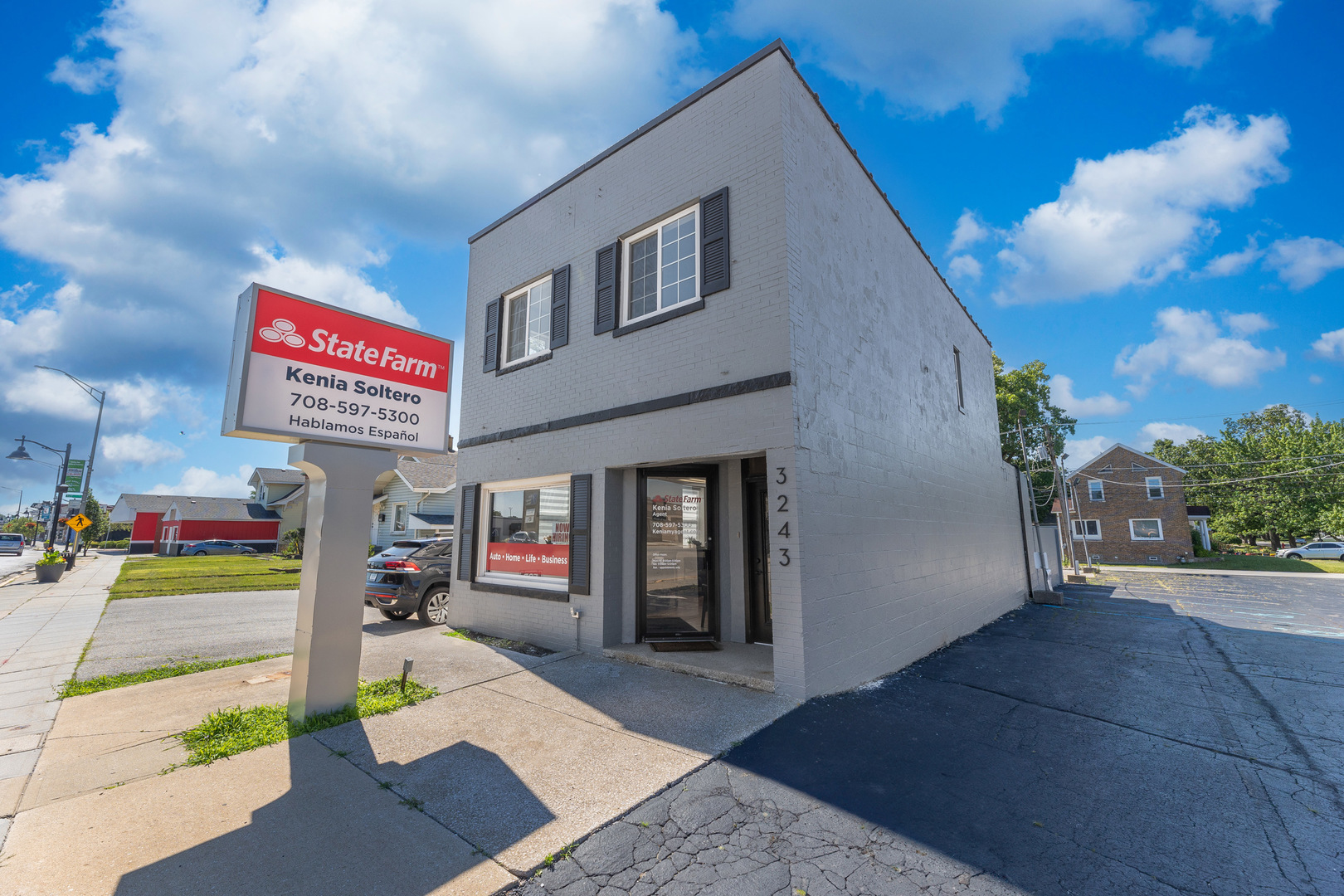 3243 Ridge Road, Unit 2 Lansing, IL 60438 - Photo 2 of 13 a view of a street with an outdoor seating
