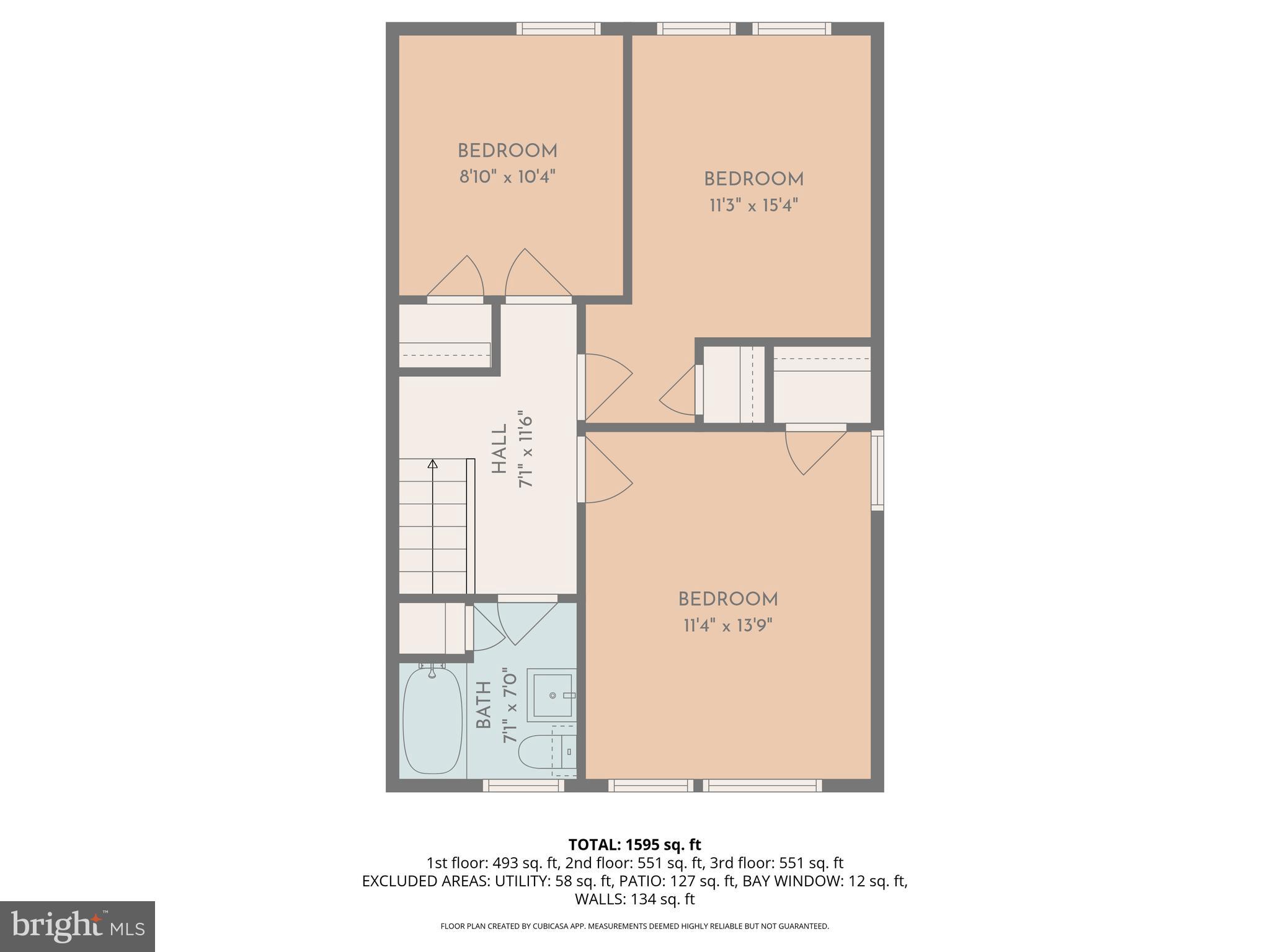 214 Overbrook Road Baltimore, MD 21212 - Photo 33 of 35 Upper Level Floorplan