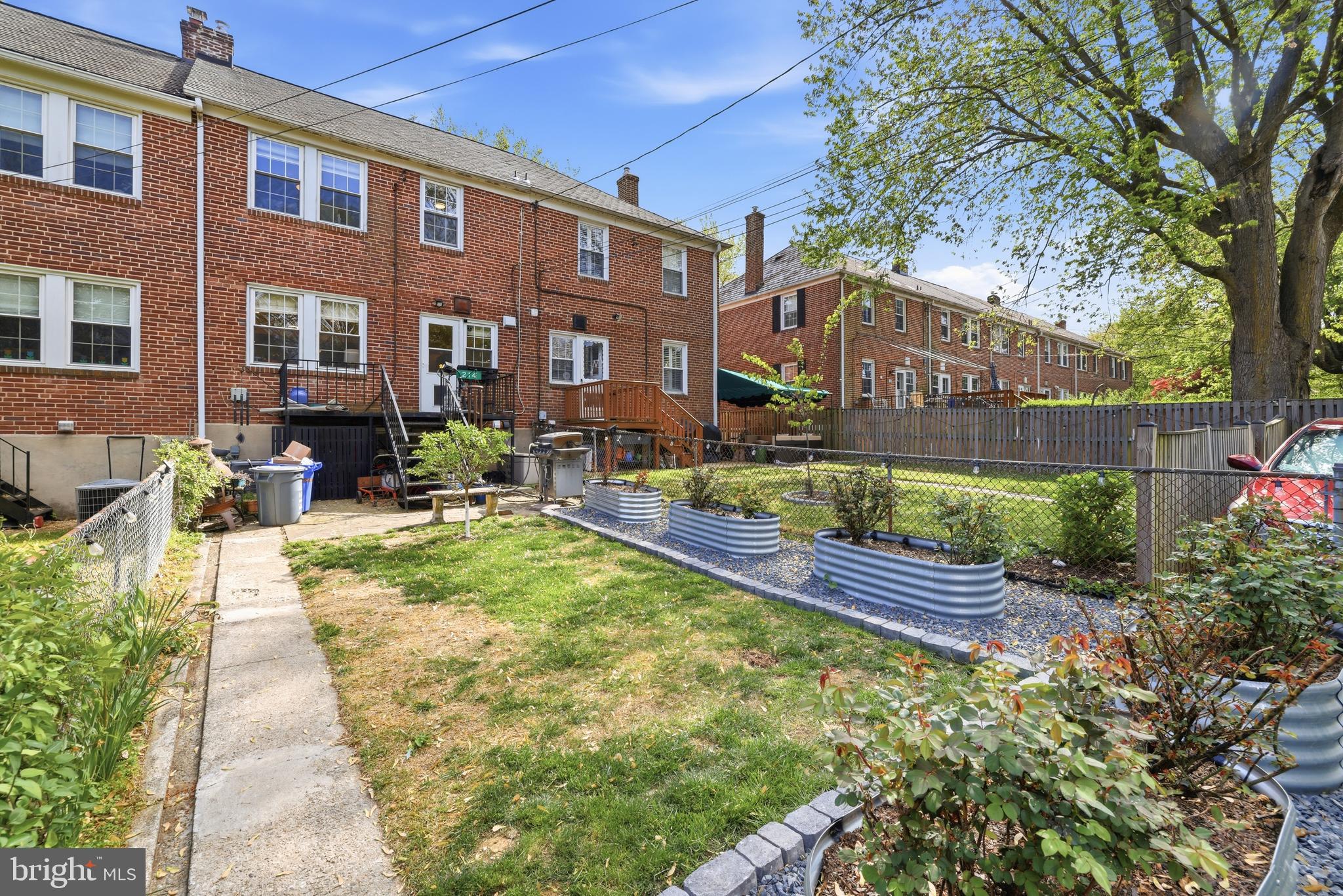 214 Overbrook Road Baltimore, MD 21212 - Photo 22 of 35 Fully fenced yard with raised beds