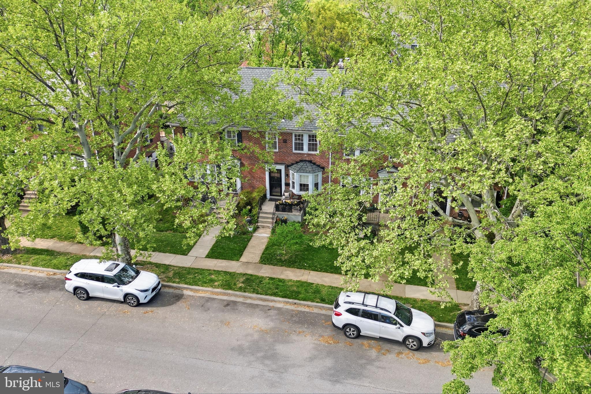 214 Overbrook Road Baltimore, MD 21212 - Photo 3 of 35 Double Wide, One Way Street for ease of parking