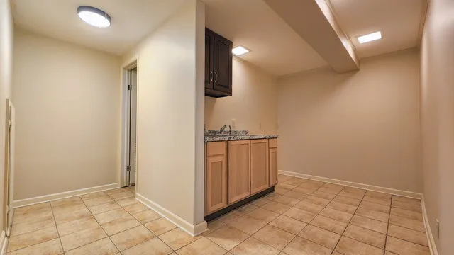 a view of empty room