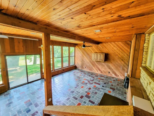 a view of an empty room