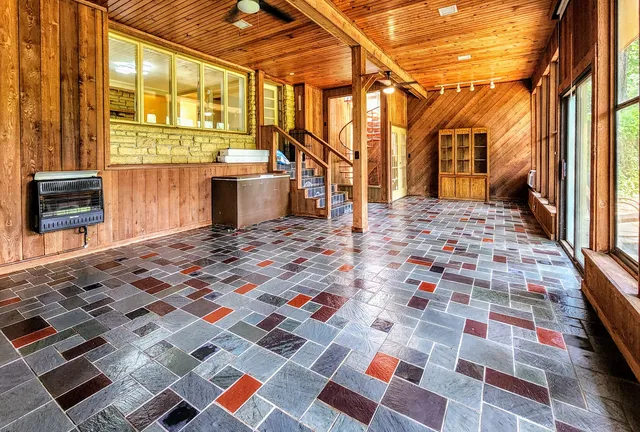 a outdoor space with patio