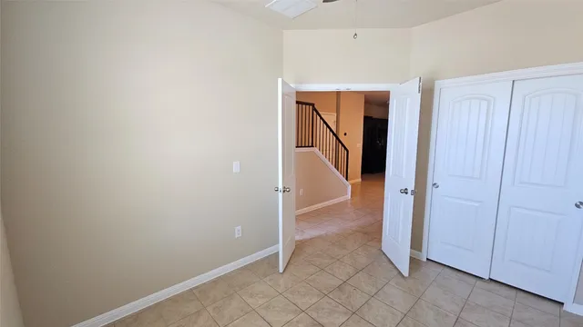 a view of an empty room