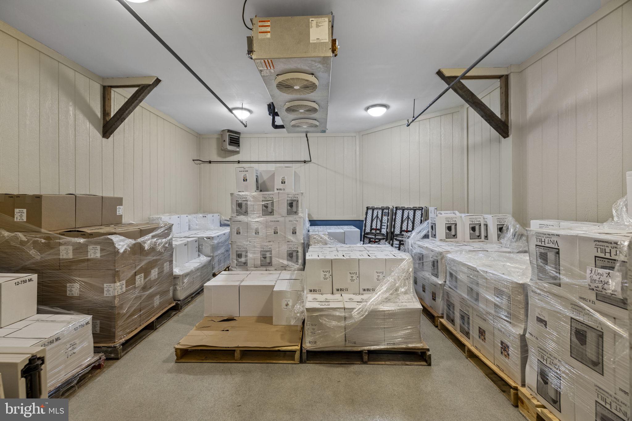 6190 Georgetown Road Broad Run, VA 20137 - Photo 75 of 95 Case storage at Vint Hill Craft Winery