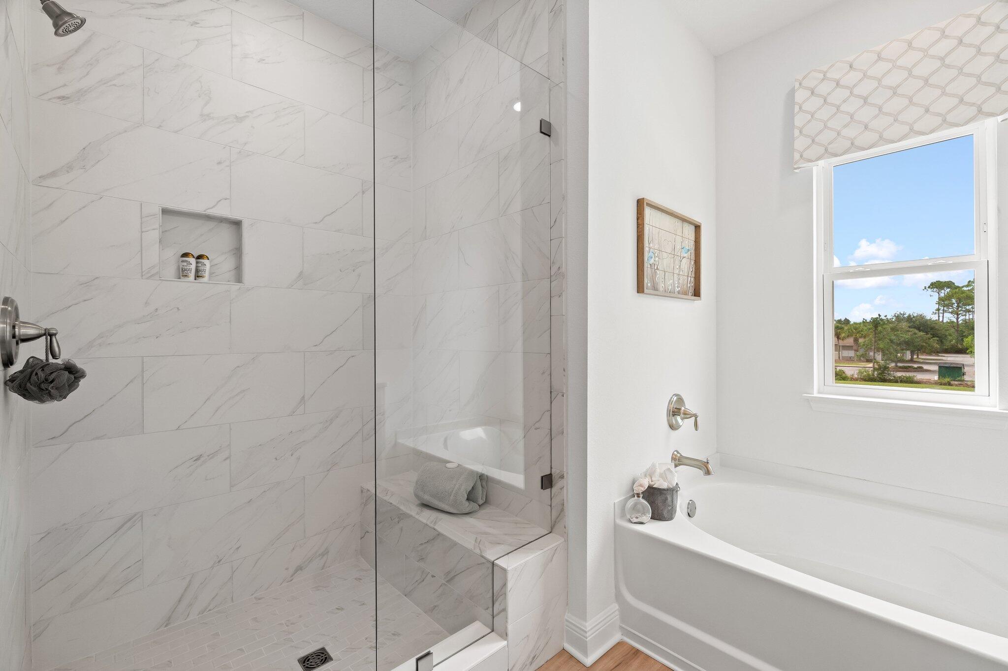 12096 East Harborview Road, Unit LOT 34 Santa Rosa Beach, FL 32459 - Photo 10 of 14 a bathroom with a bathtub and a shower