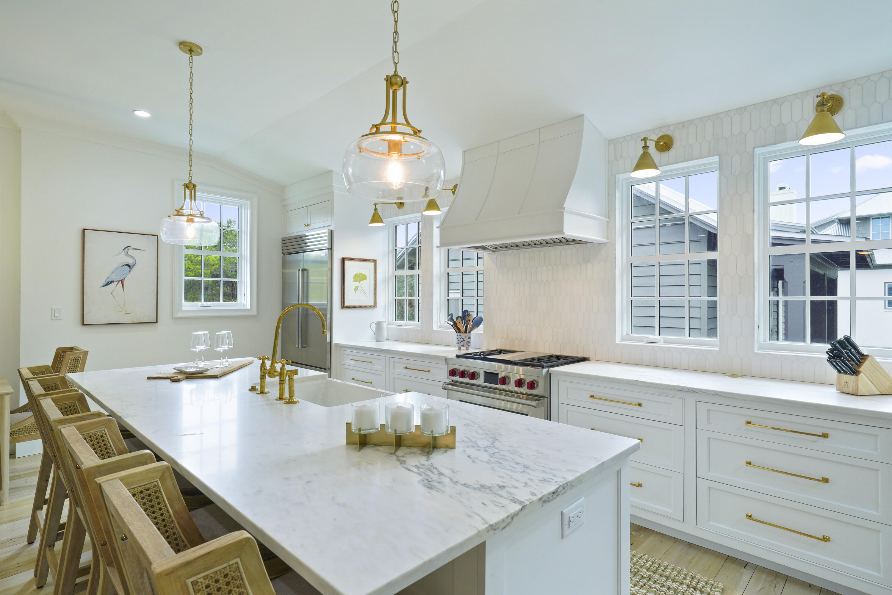 25 St George's Lane Inlet Beach, FL 32461 - Photo 21 of 56 White Marble Countertops