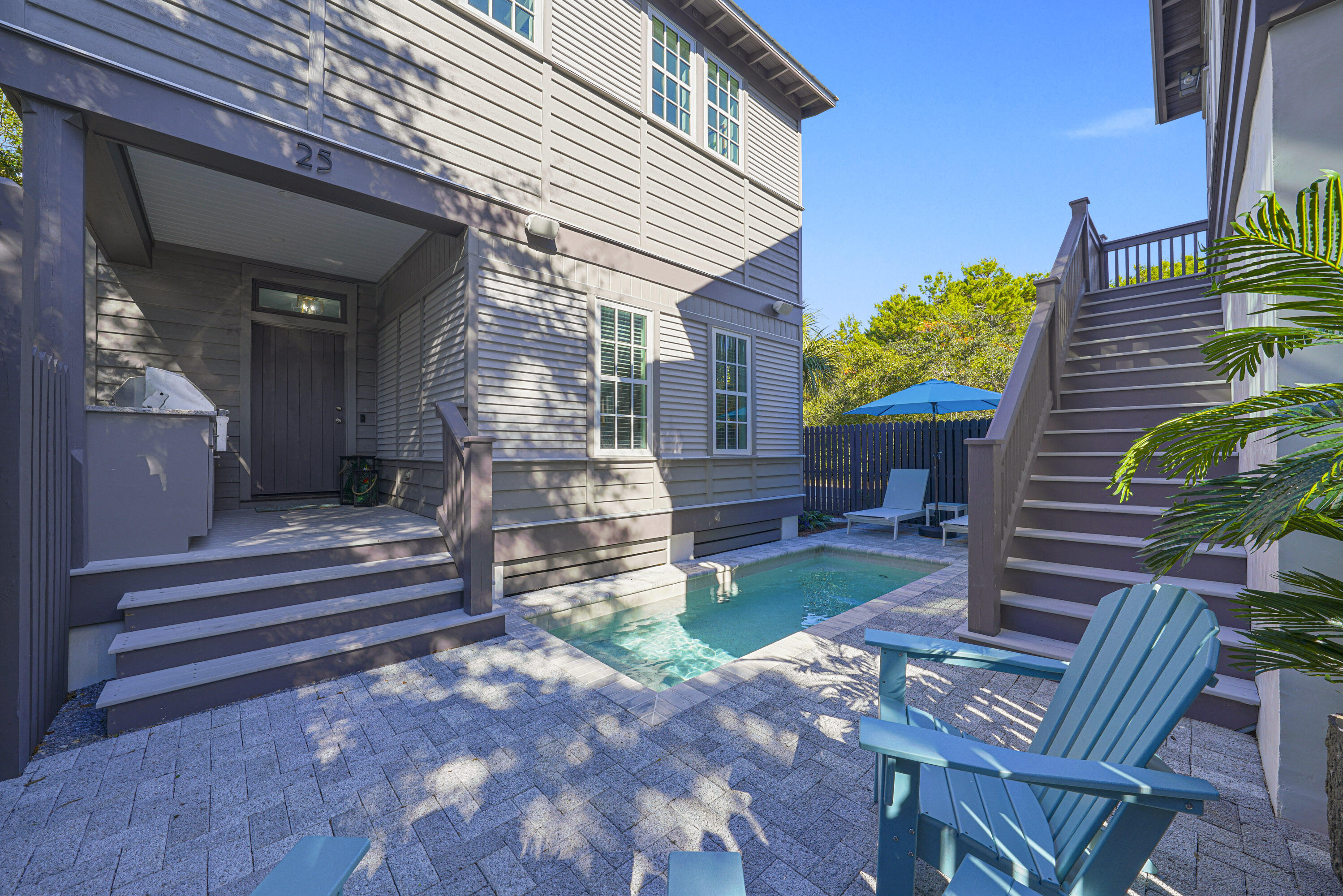 25 St George's Lane Inlet Beach, FL 32461 - Photo 50 of 54 a view of a house with backyard and sitting area