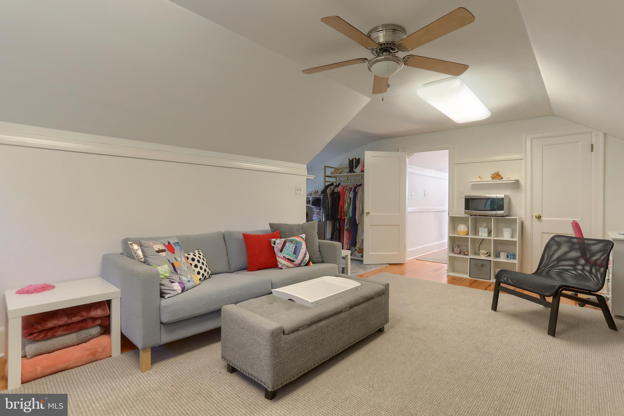 118 Elm Avenue Hershey, PA 17033 - Photo 37 of 54 a living room with furniture and a ceiling fan