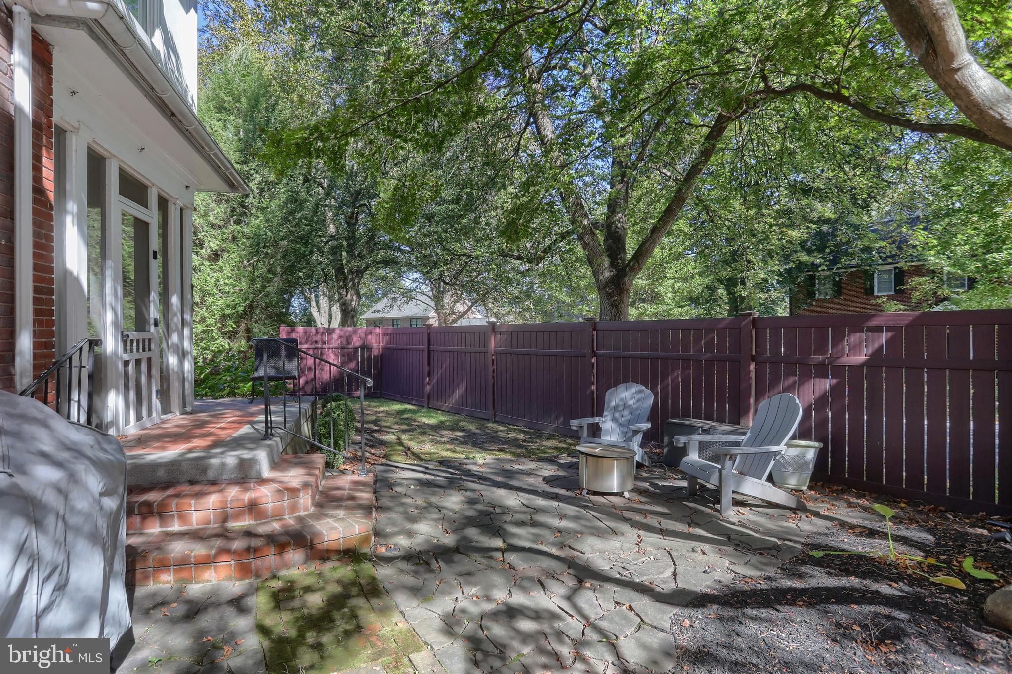 118 Elm Avenue Hershey, PA 17033 - Photo 47 of 54 a view of backyard with two chairs and a large tree
