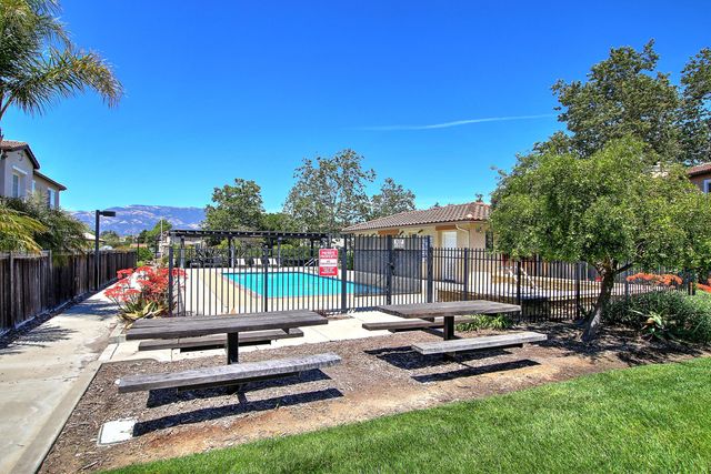a view of a park with slide