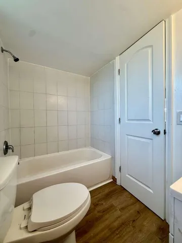 a bathroom with a sink and bathtub