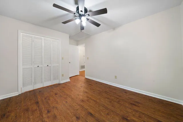 wooden floor in an empty room