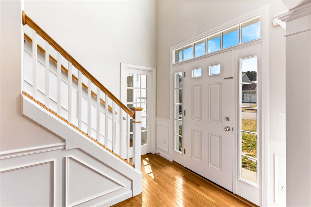 55 Oldfield Road Bridgewater, MA 02324 - Photo 20 of 35 a view of an entryway with staircase