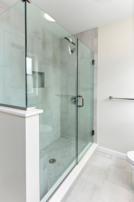 55 Oldfield Road Bridgewater, MA 02324 - Photo 26 of 35 a bathroom with a shower and a toilet