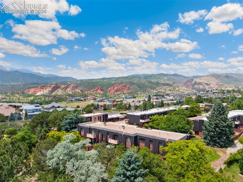 2927 Mesa Road, Unit C Colorado Springs, CO 80904 - Photo 3 of 34 a view of a city with tall buildings